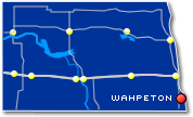 Wahpeton, ND Map